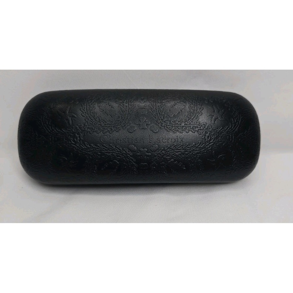 Christian Lacroix "Lunettes" Clamshell Eyeglasses Case Black (Case Only)
